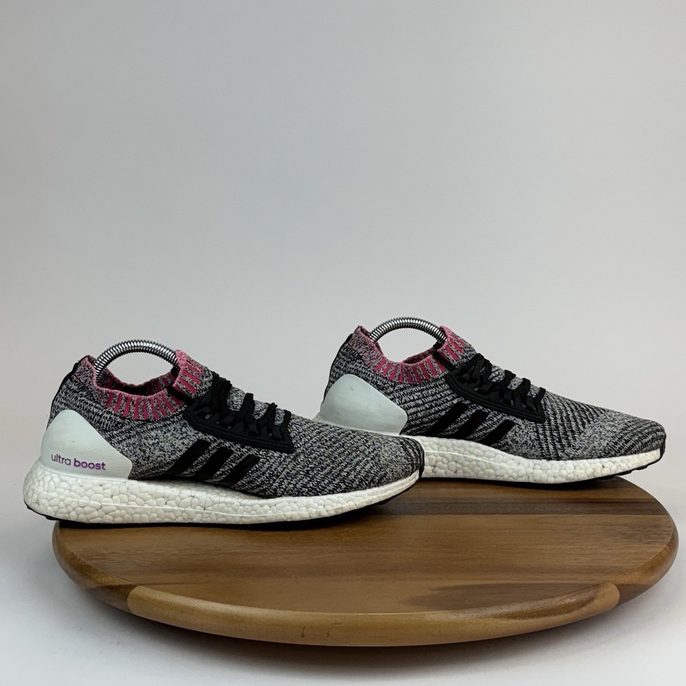 Womens Adidas Ultraboost‎ X Shock Pink Breast Cancer Ribbon Sneakers Size 9.5 M